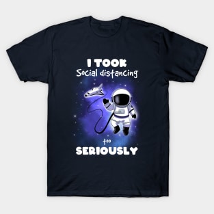 Social distancing astronaut T-Shirt